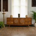 Cane Rounded TV unit