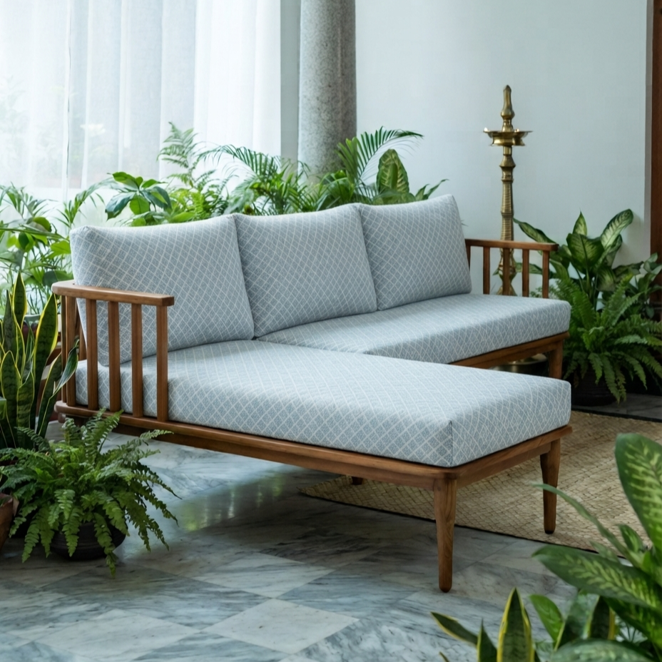 Spindle Lounger Sofa