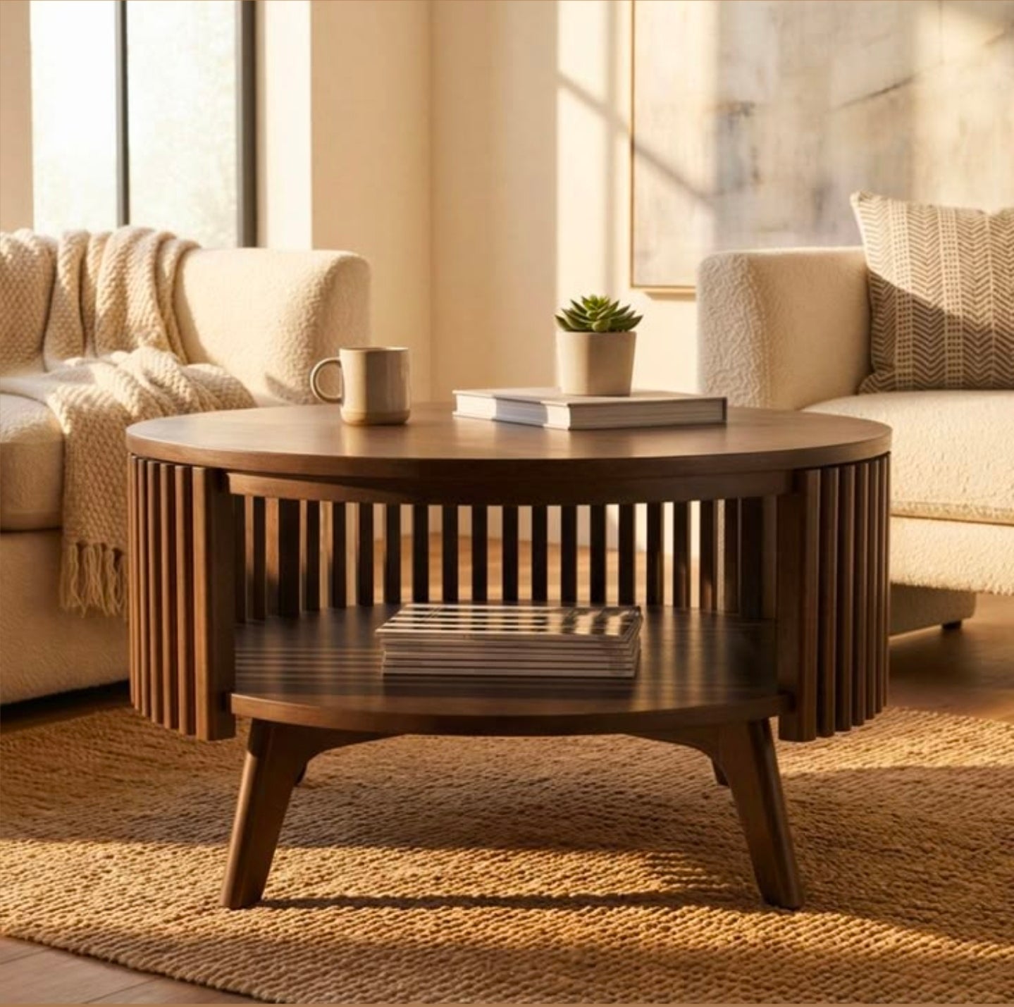 Roundle Spindle Coffee table