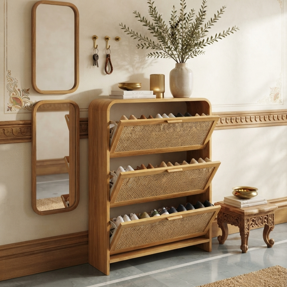 Compact Cane shoerack