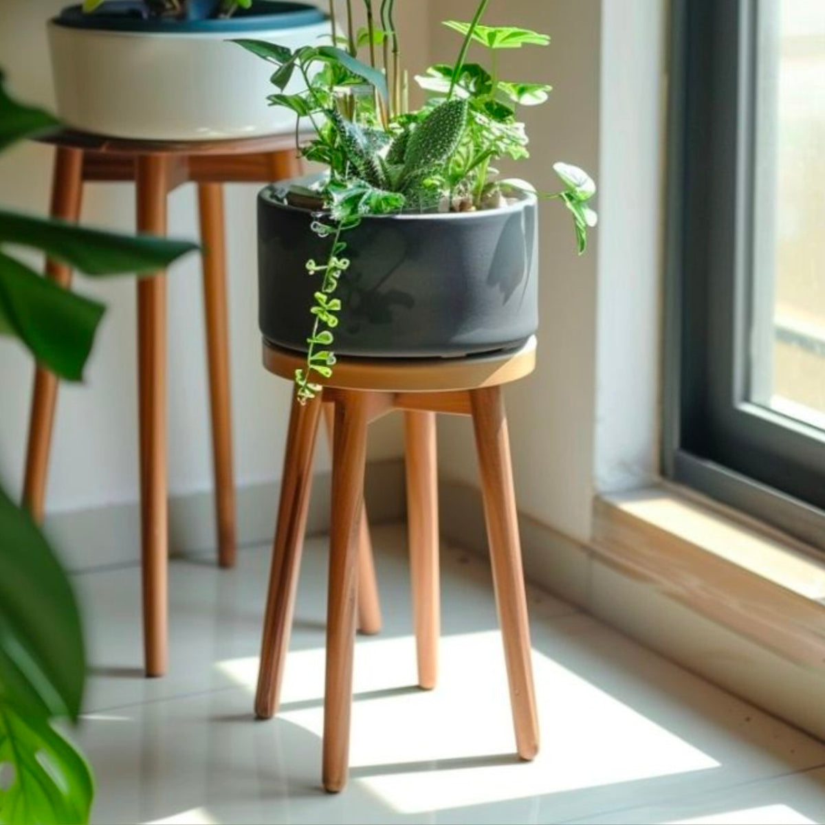 Stool Plant Stand